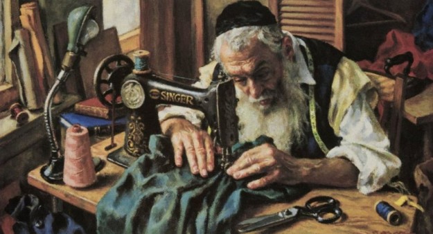 портной за шв машинкой